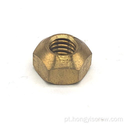 Hot Sale DIN6334 Brass rosqueada longa porca